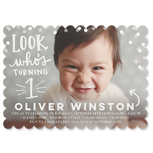 First birthday invites