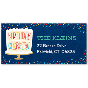 birthday address labels