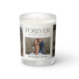Personalized Glass Candle