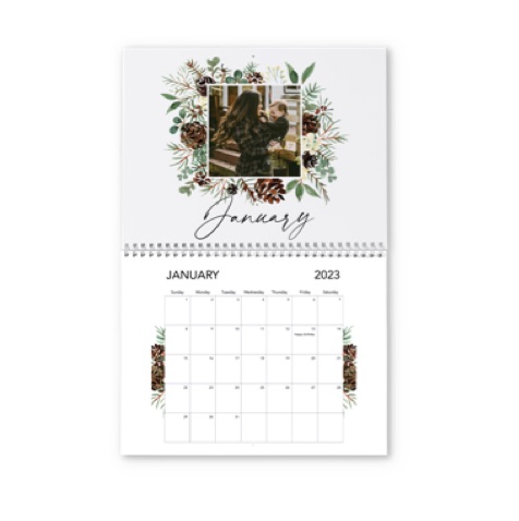 Personalized wall calendars