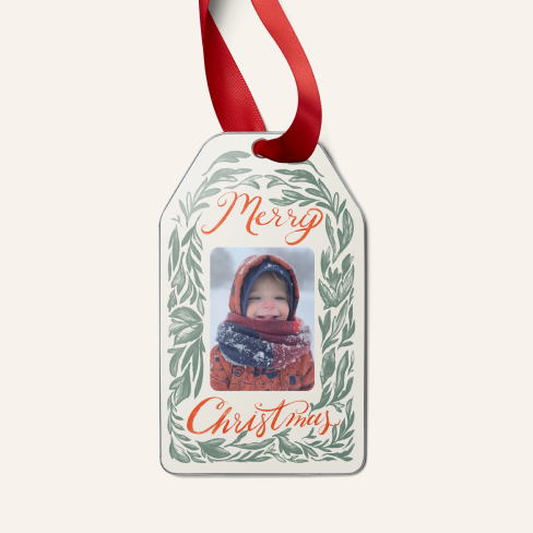 Metal Ornaments Merry Christmas