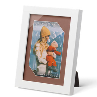 Personalized framed tabletop prints of mother and child