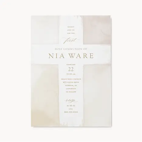 First Communion Invitations