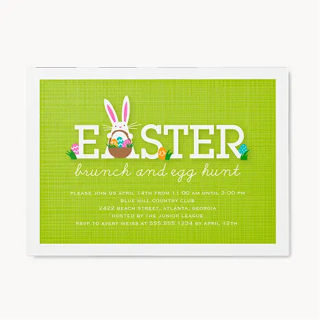Religious Easter Invitations