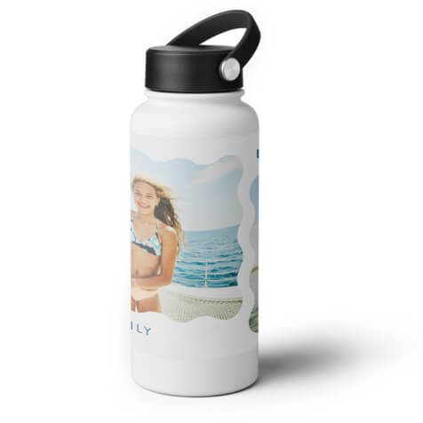 Personalized Stainless steel wide mouth water bottles