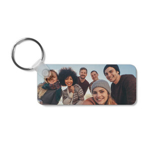 Personalized plastic key rings