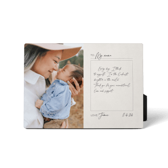 Desktop plaque mother and child