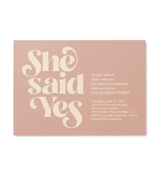 Engagement Invitations