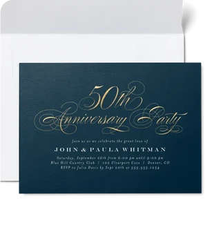 Anniversary Party Invitations