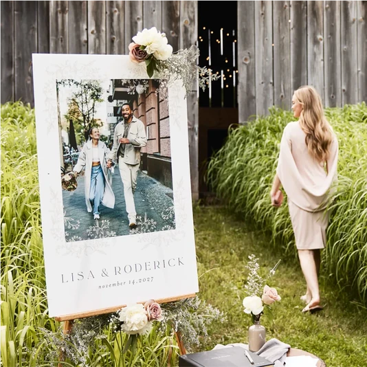 Celebration Boards Display favorite photos of the happy couple. Shop Wedding Celebration Boards