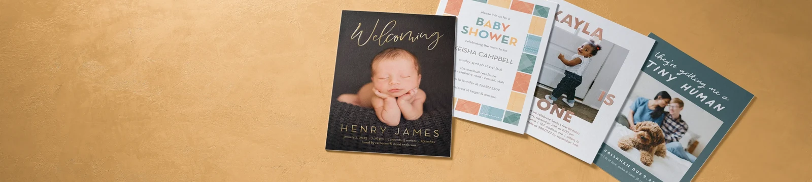 Celebrate your little one. From warm welcomes to big milestones, find the perfect card  for the occasion.