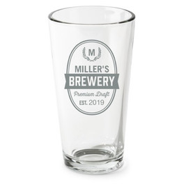 Personalized Pint Glasses