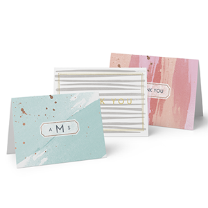 Contemporary Stripe Monogram Pen and Pencil Holder by Shutterfly