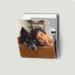 Custom 3D Fridge Magnets 4x6 Photo Gift Fridge Magnet Cutout of Your Dog,  Cat, Child Photo Cut Out of Hardboard Fridge Photo Gift 