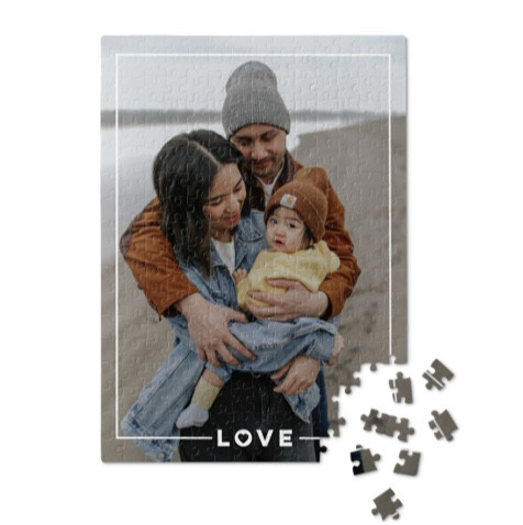 Personalised Jigsaws. Photo Puzzles Small To Large In Tin Box - Bags Of Love