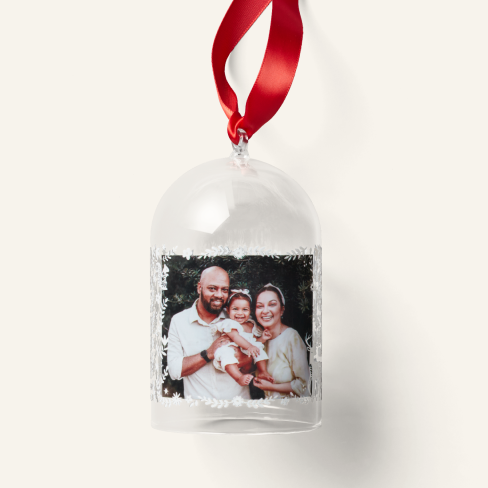 Glass Cloche Ornaments Family