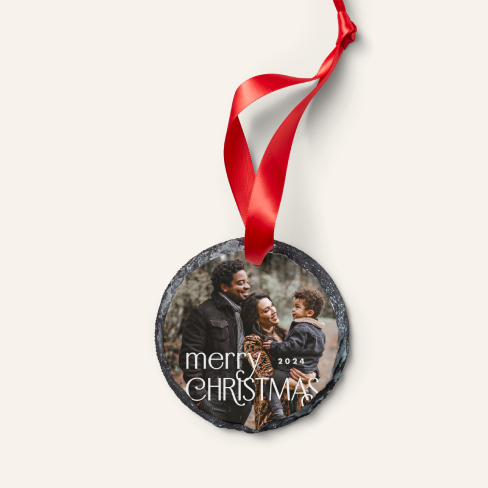 Slate Ornaments Family of 3