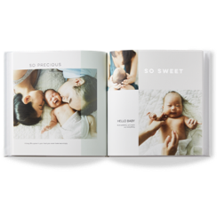 modern baby photo book