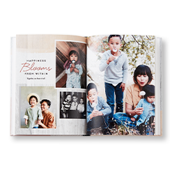 Holiday photo books let you commemmorate family photos for countless holiday seasons to come.