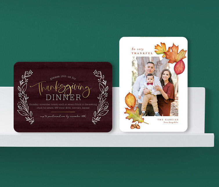 Thanksgiving Invitations & Cards