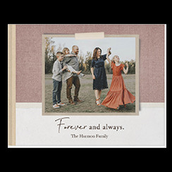 Everyday Neutrals custom photo book style with a picture of a family on the cover