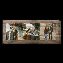 Panoramic canvas print with photo of countryside couple photos