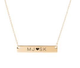 make your own custom jewelry with personalized text