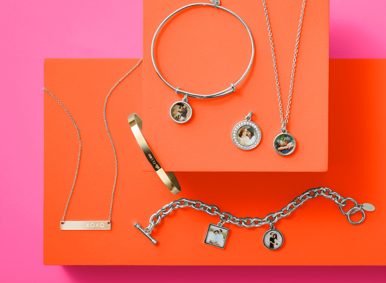 Personalized and engraved jewelry make wonderful Valentine's Day gifts.