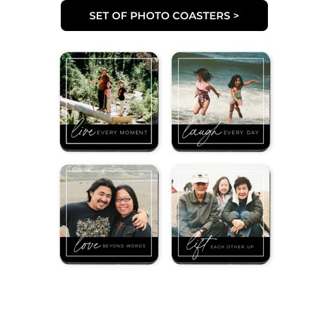 Set of Photo Coasters
