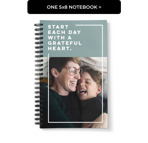 One 5x8 Notebook
