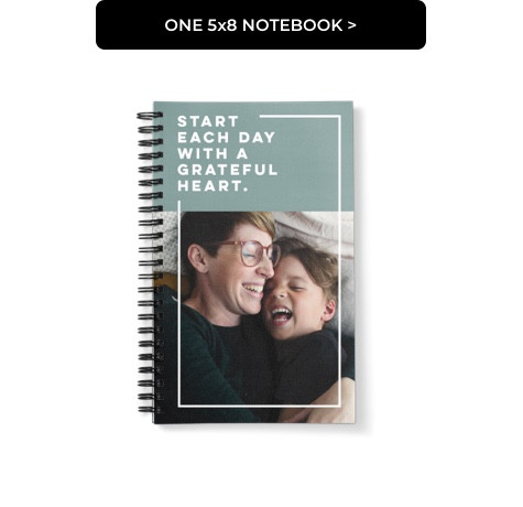 One 5x8 Notebook
