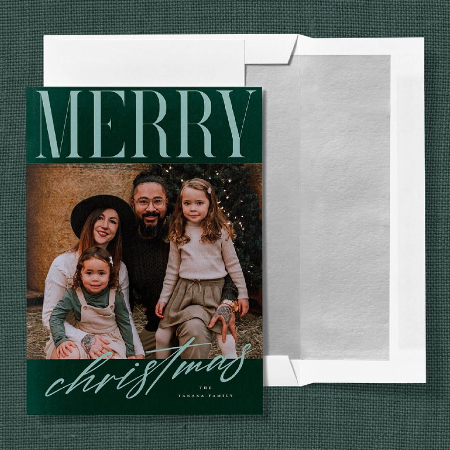 Family Christmas Photo Album Holiday, Personalised Scrapbook