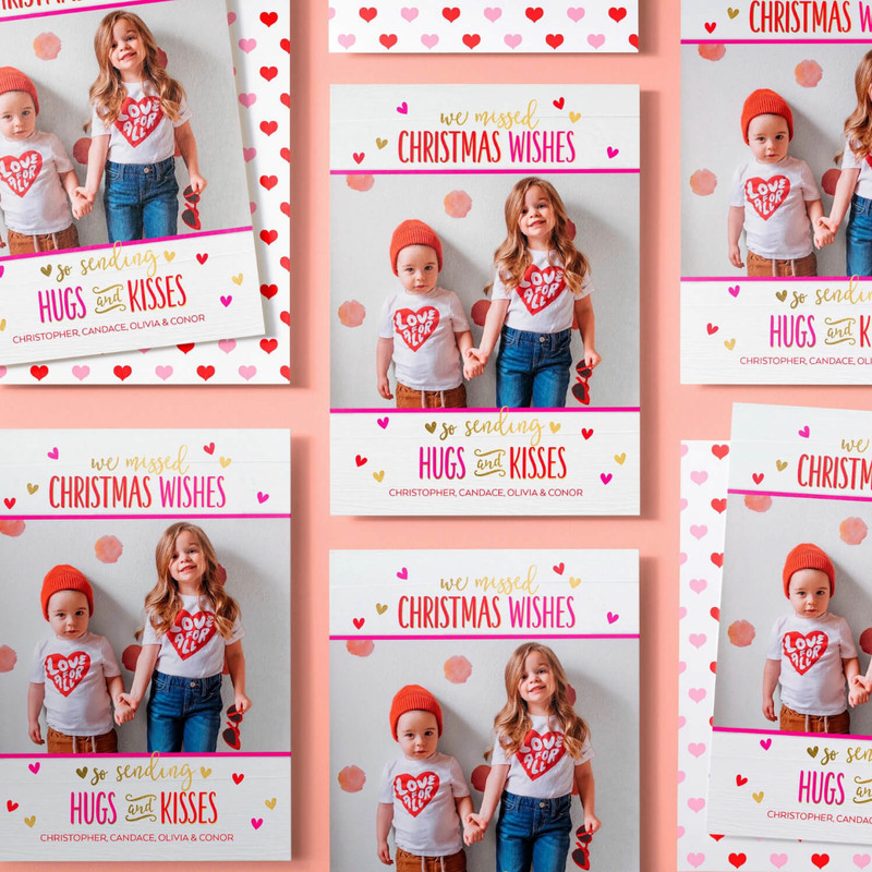 Personalized Kids Classroom Valentines Day Cards