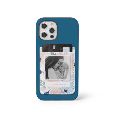 Personalized Phone Wallet with Stand - Slate Custom Designs