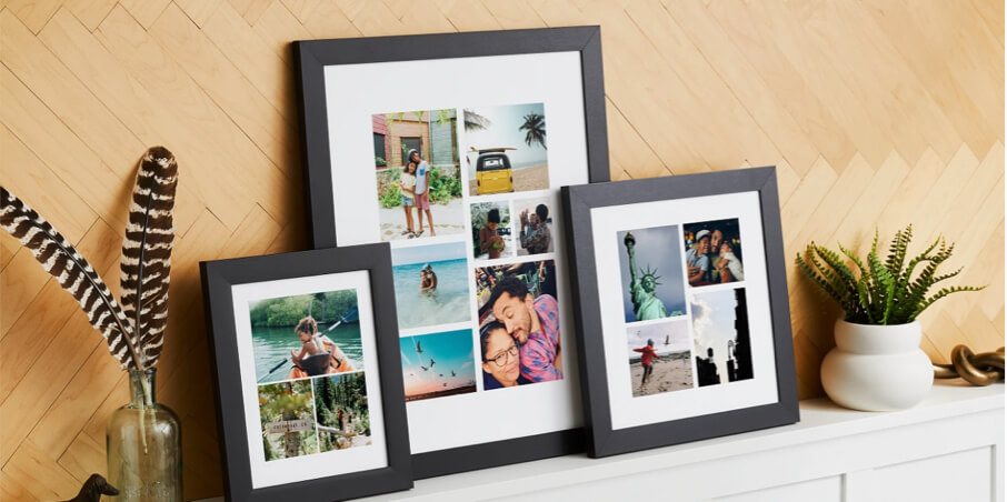 Custom Canvas Prints with Your Photos for Wedding Personalized Wall Art Framed 