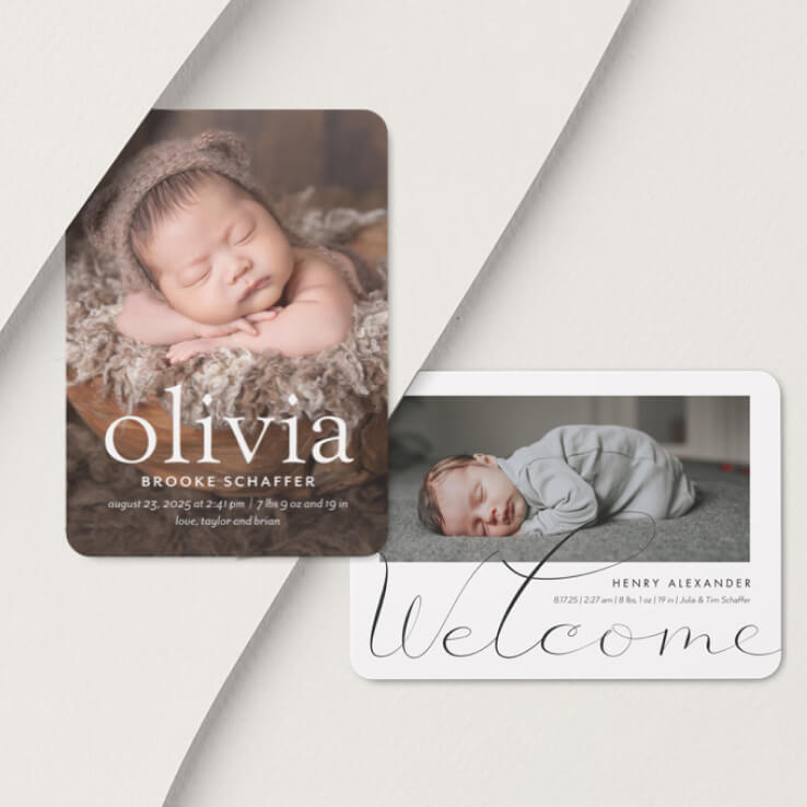 Shop Birth Announcements