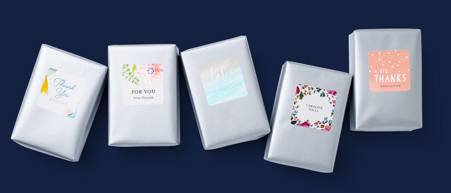 Shop gift tag stickers