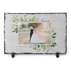 Framed prints of the bride and groom make thoughtful bridal shower gifts.