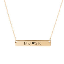 Personalized engraved jewelry makes great bridal shower gifts for the bride-to-be.