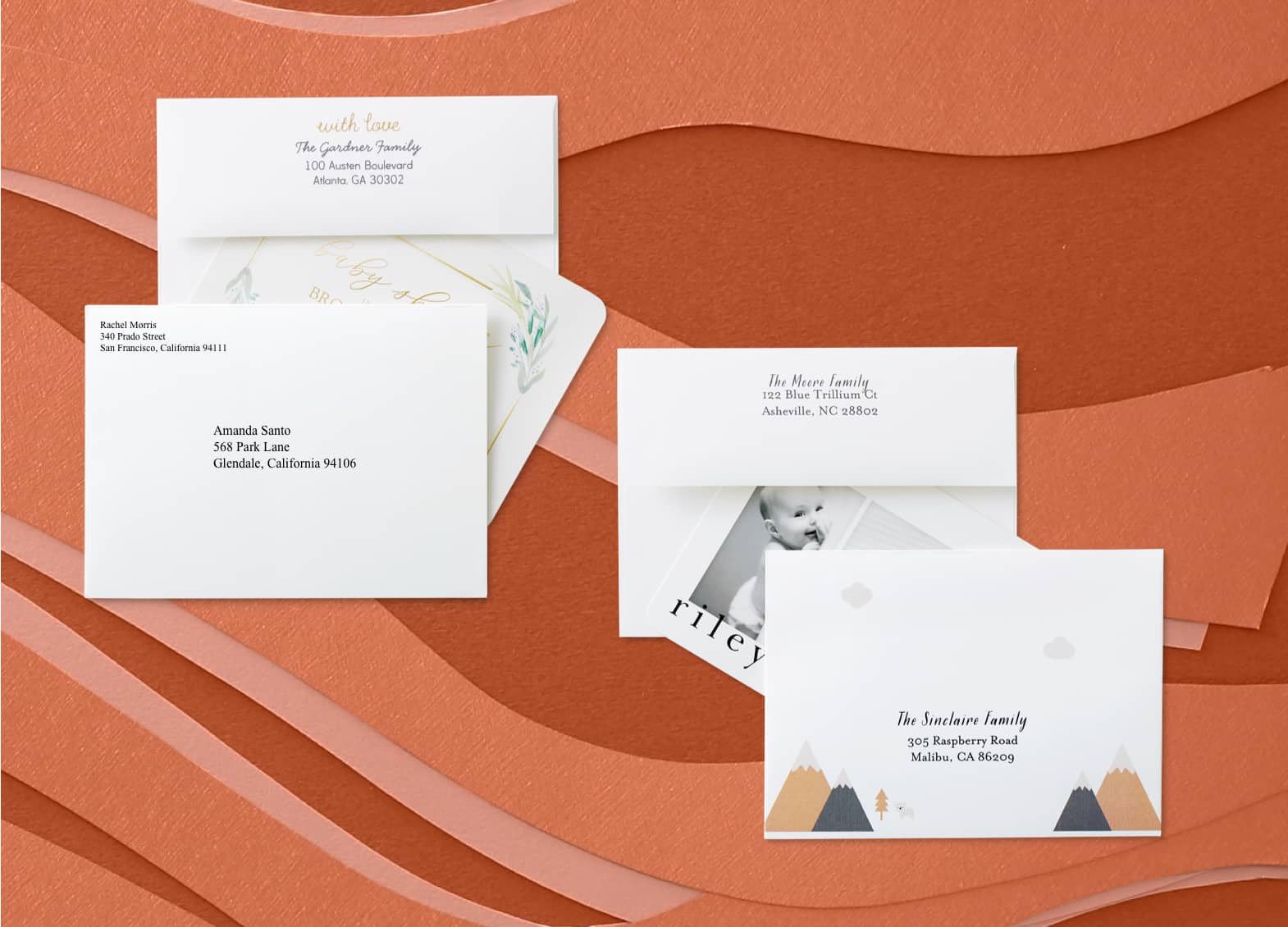 tiny prints save the date