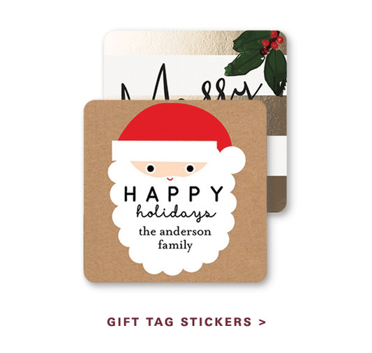 gift tag stickers
