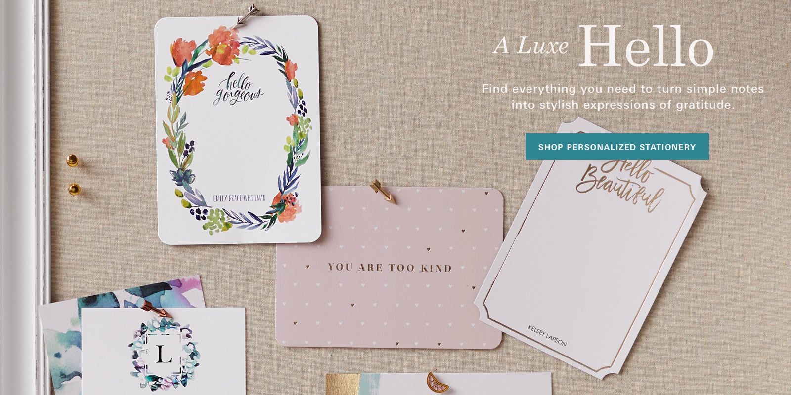 Personalized Stationery Tiny Prints